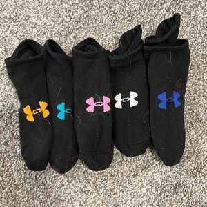 Set of 5 under armor ankle socks